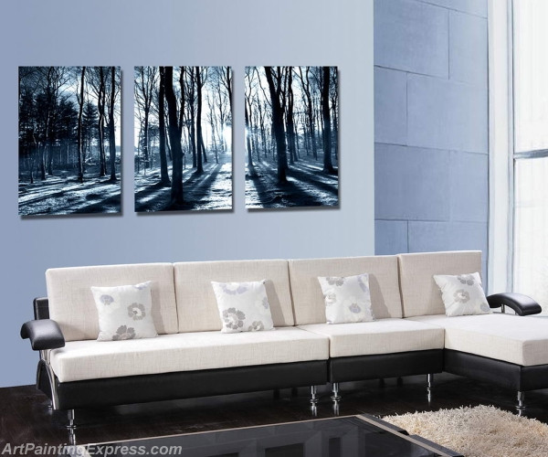 Landscape Paintings Modern Wall Art Canvas Prints Sets Of 3 LPNA63