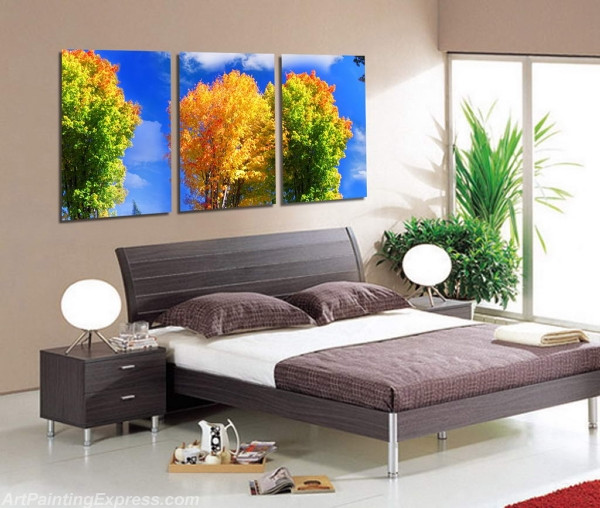 Landscape Paintings Modern Wall Art Canvas Prints Sets Of 3 LPNA64