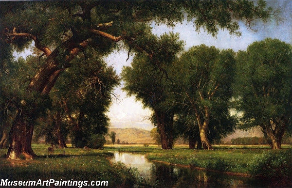 Landscape Paintings On the Cache la Poudre River Colorado