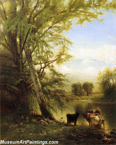 Landscape Paintings Pastoral Landscape