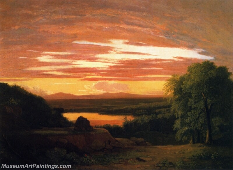 Landscape Sunset Painting