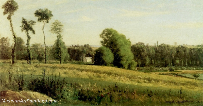 Landscape in France by Ernest Wadsworth Longfellow