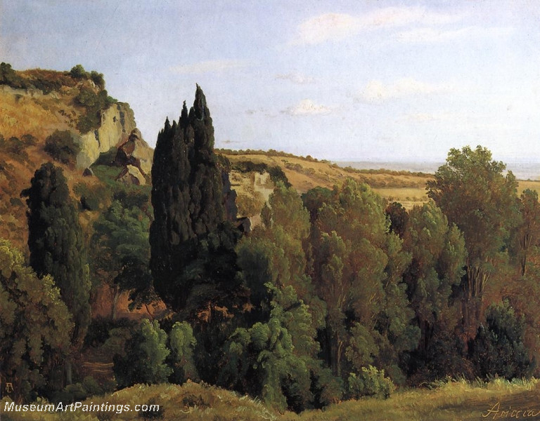 Landscape near Ariccia by George Friedrich August Lucas