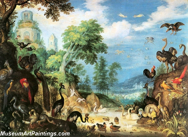 Landscape with Birds by Roelant Savery