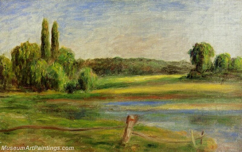 Landscape with Fence Painting