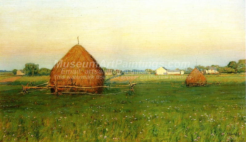 Landscape with Haystacks by Henry Golden Dearth