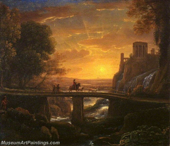 Landscape with an Imaginary View of Tivoli Painting