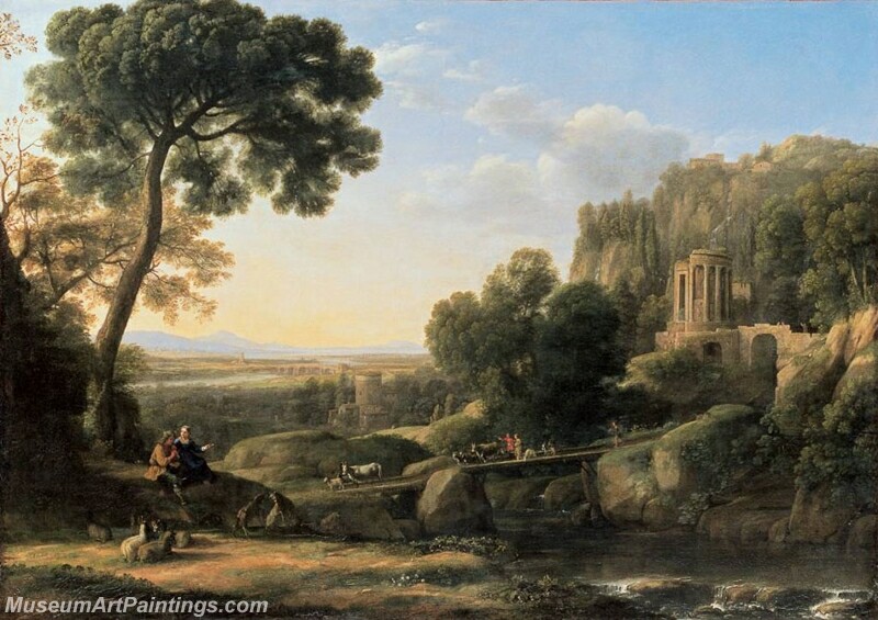 Landscape with shepherds 1 Painting