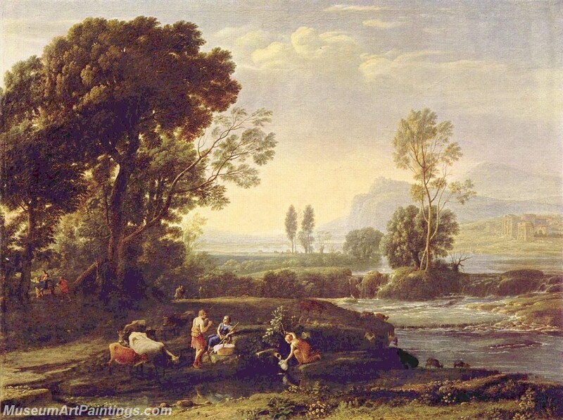 Landscape with the Rest on the Flight to Egypt Painting