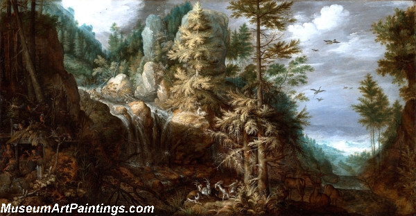 Landscape with the Temptation of Saint Anthony by Roelant Savery