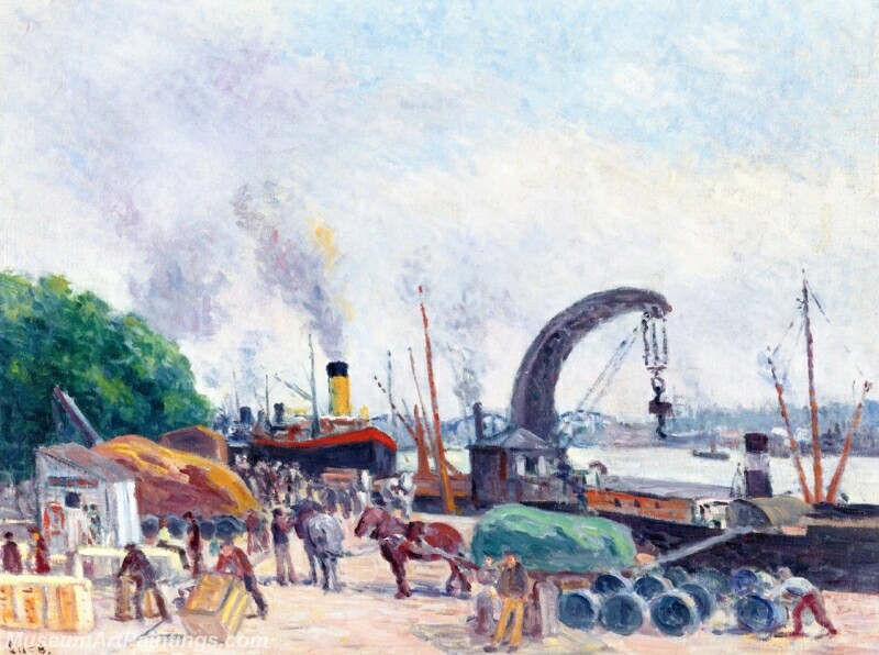 Le Quai de Bercy Painting