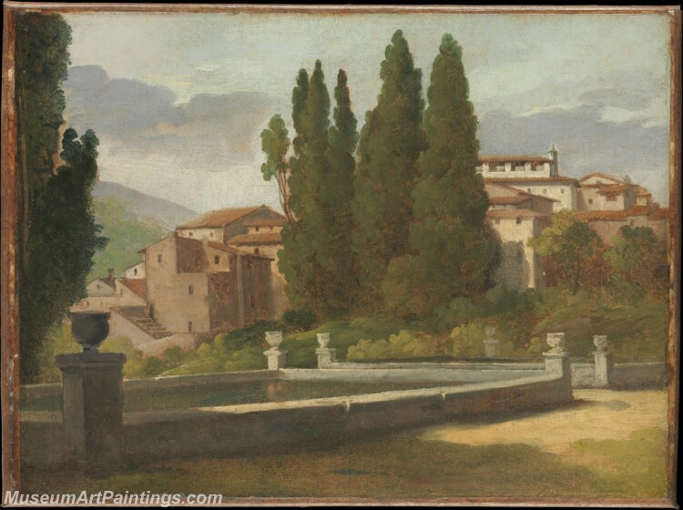 Leon Palliere View in the Gardens of the Villa dEste Painting