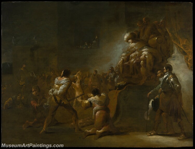 Leonaert Bramer The Judgment of Solomon Painting