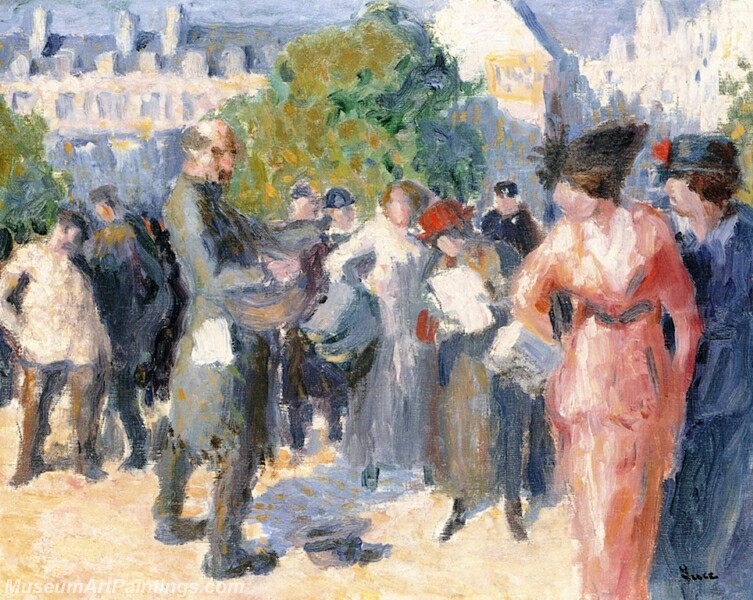 Les Tuileries Animation Painting