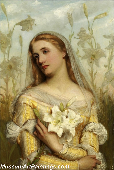 Lilies by Gustav Pope