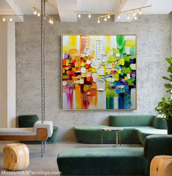 Living Room Paintings for Sale Abstract Painting B09