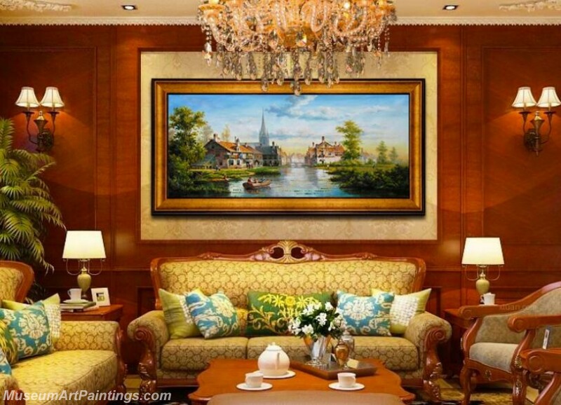 classic living room paintings