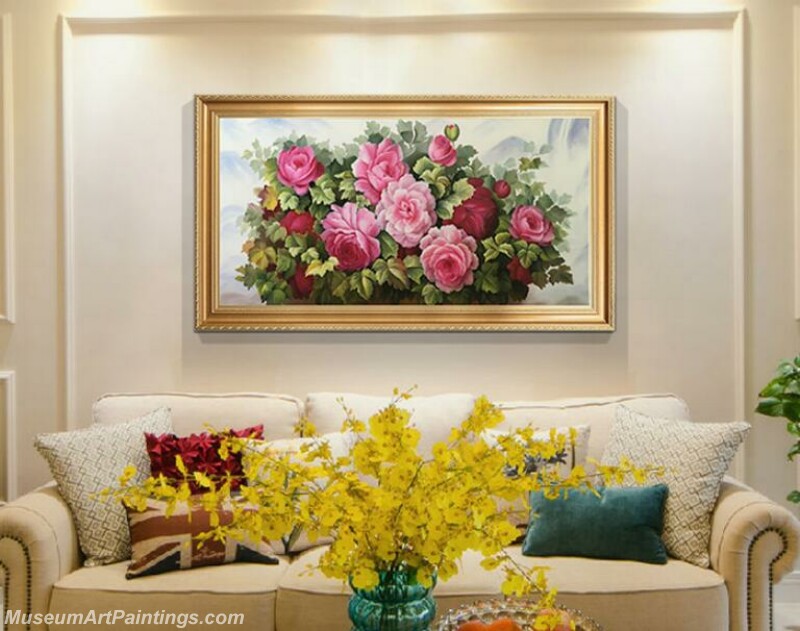 Living Room Paintings for Sale Peony Flower Painting