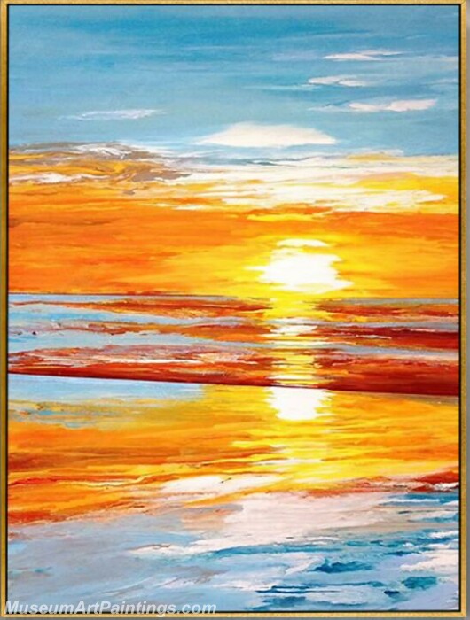 Living Room Paintings for Sale Sunrise Landscape Painting 04