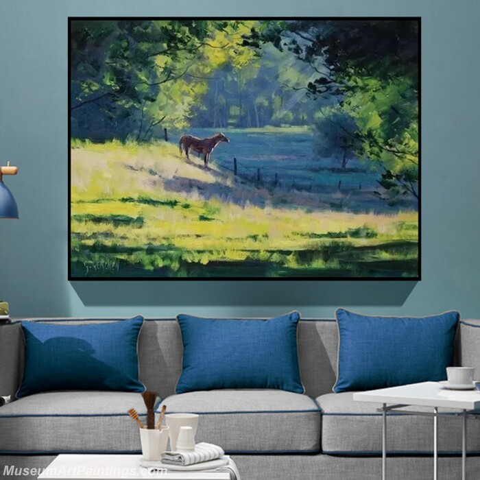 Living Room Paintings for Sale Tranquil Lake Landscape Painting