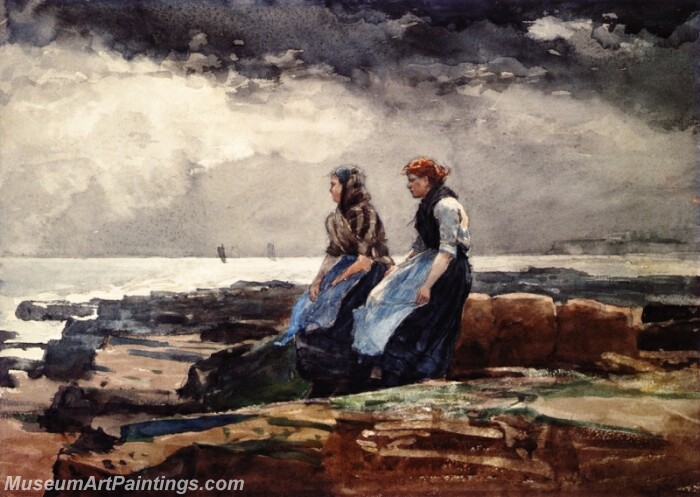 Looking Out to Sea Painting