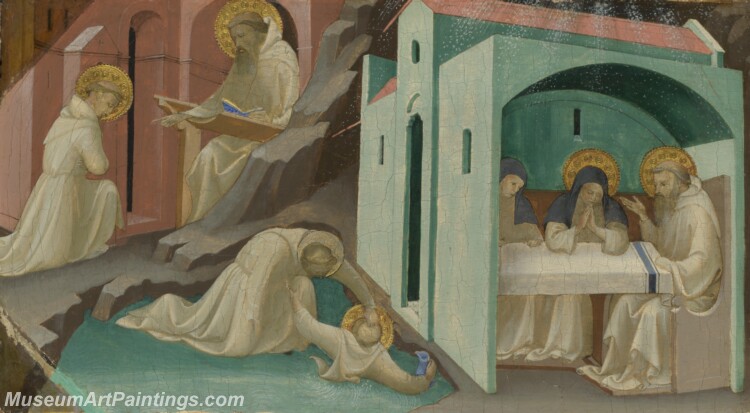 Lorenzo Monaco Incidents in Life of Saint Benedict Painting