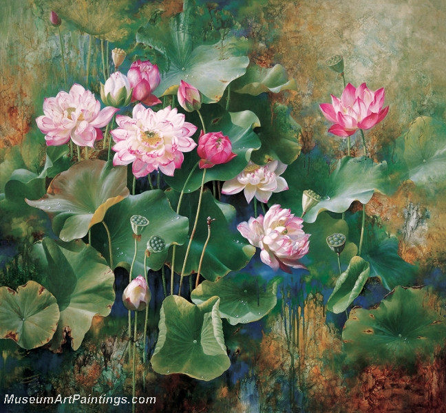 Lotus Flower Paintings 001
