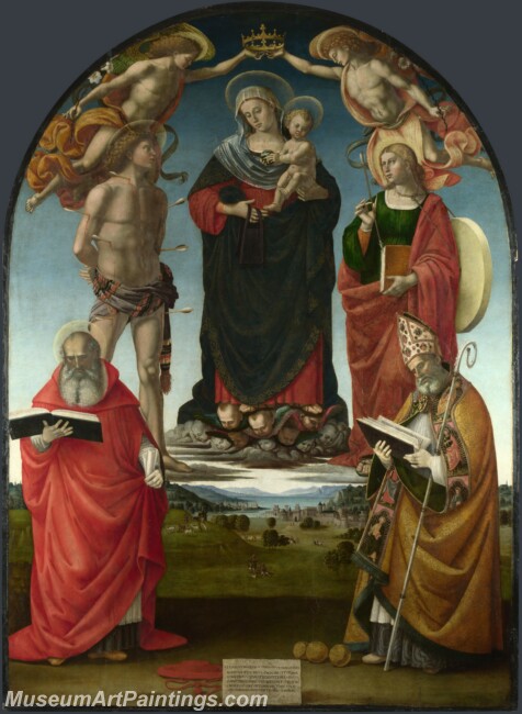 Luca Signorelli The Virgin and Child with Saints Painting