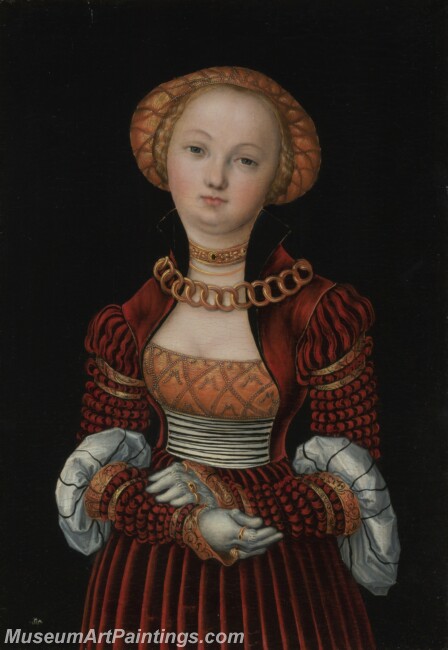 Lucas Cranach Elder Portrait of a Woman Painting