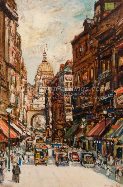 Ludgate Hill London by James Kay