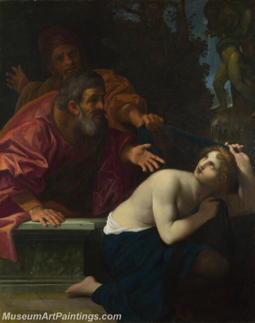 Ludovico Carracci Susannah and Elders Painting