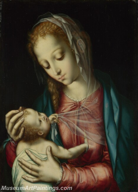 Luis de Morales The Virgin and Child Painting