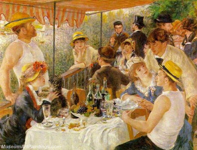 Luncheon of the Boating Party Painting