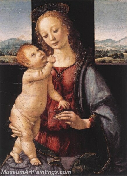 Madonna and Child with a Pomegranate Painting