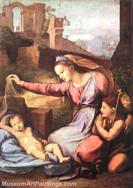 Madonna with the Blue Diadem Painting