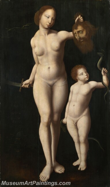 Mansi Magdalen Judith and Infant Hercules Painting