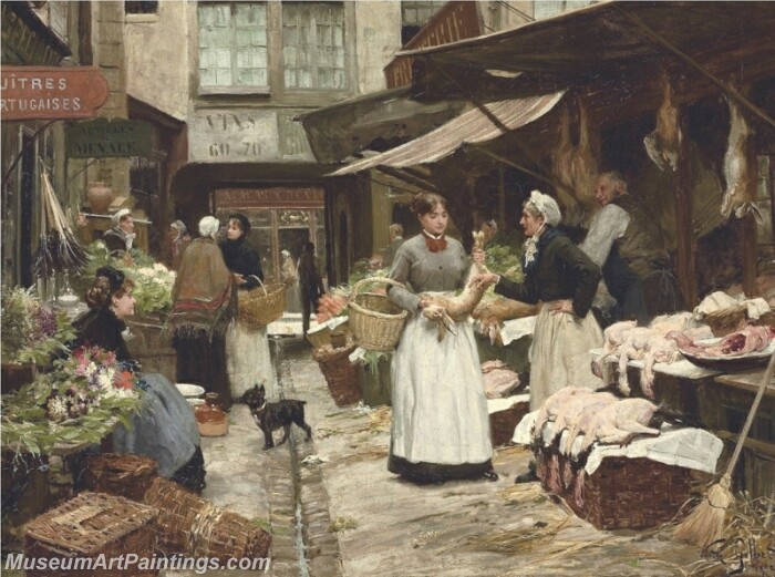 Market Day 1 Painting