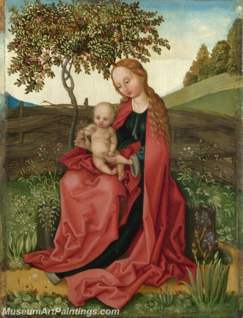 Martin Schongauer The Virgin and Child in a Garden Painting