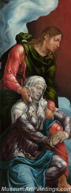 Martin van Heemskerck The Virgin and Saint John Evangelist Painting