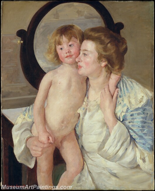 Mary Cassatt Mother and Child The Oval Mirror Painting