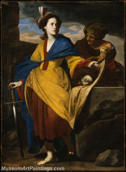 Massimo Stanzione Judith with the Head of Holofernes Painting