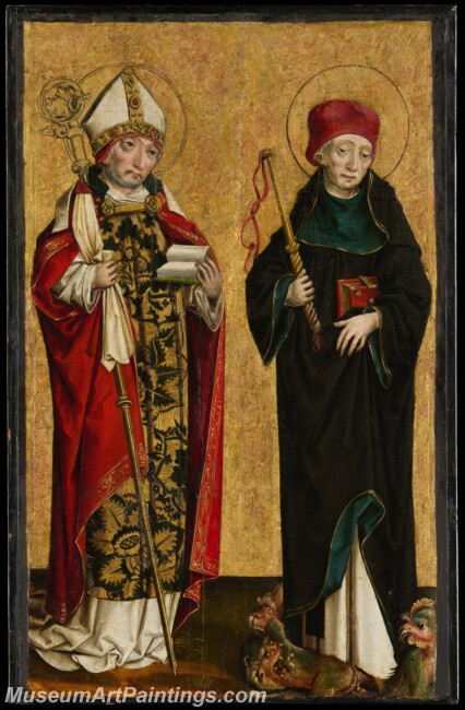 Master of Eggenburg A Bishop Saint and Saint Procopius Painting