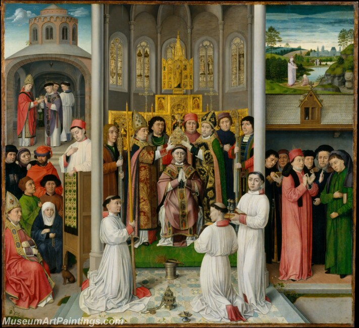 Master of Saint Augustine Scenes from the Life of Saint Augustine Painting