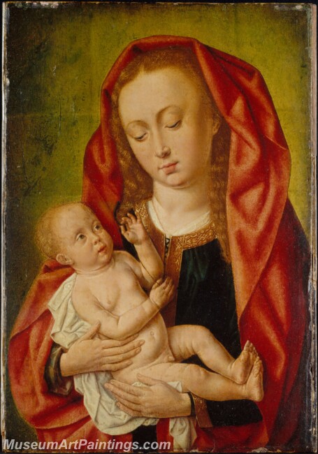 Master of Saint Giles Virgin and Child Painting