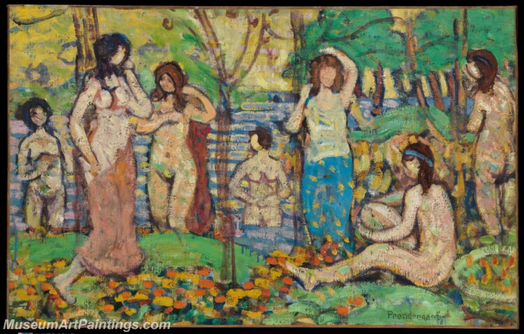 Maurice Brazil Prendergast Beach No Painting