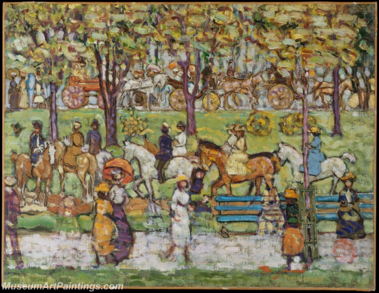 Maurice Brazil Prendergast Central Park Painting