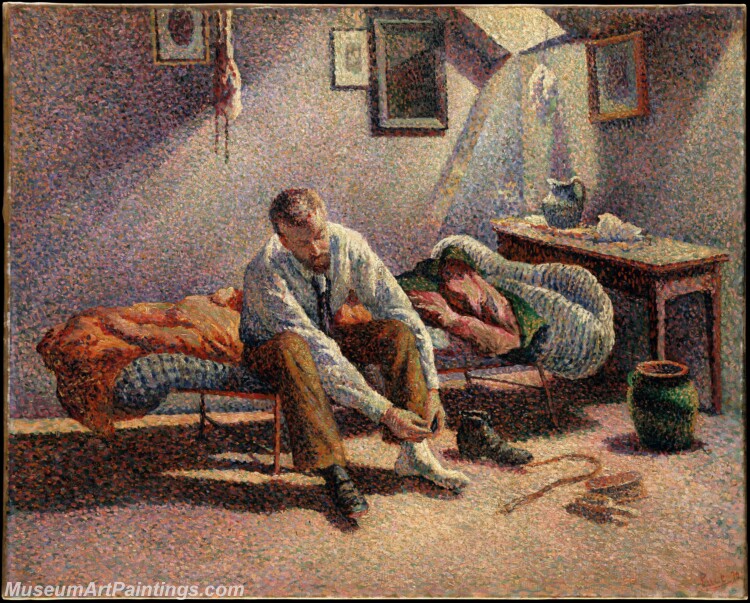 Maximilien Luce Morning Interior Painting