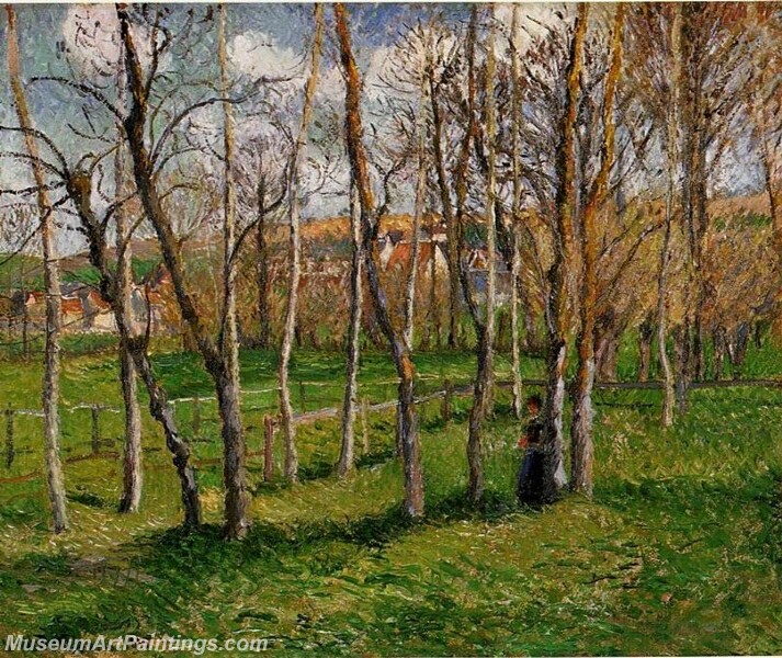 Meadow at Bazincourt Painting