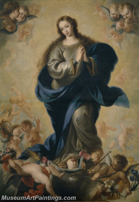 Melendez Miguel Jacinto La Inmaculada Concepcion Painting