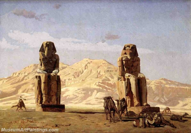 Memnon and Sesostris Painting